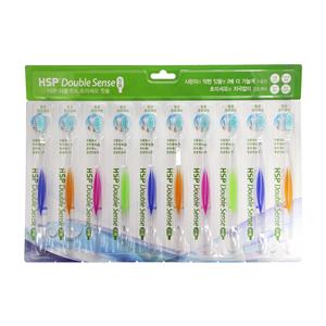 HSP 더블센스 초미세모 칫솔세트(10개)