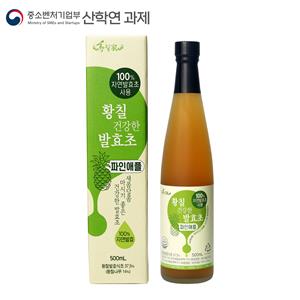 100%자연발효 황칠 건강한 발효초 파인애플(500ml/희석용) ※케이스 있음