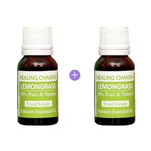 [1+1이벤트] 100%퓨어&네츄럴 프리미엄 에센셜오일 - 레몬그라스 15ml